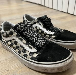 Vintage Checkered Women's Vans Sneakers Size 6.5